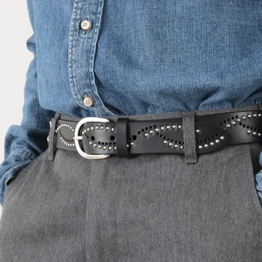 ORCIANI / Bull Soft leather with micro studs