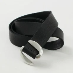 ORCIANI / Hunting Double Suede and Leather Belt S-Buckle