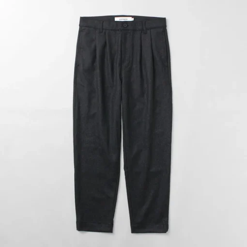 PARAGES / Double Pleats Wool Pants