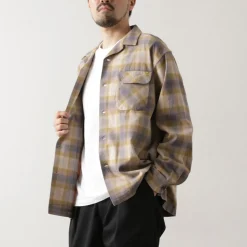 PENDLETON / Open Collar Shirt