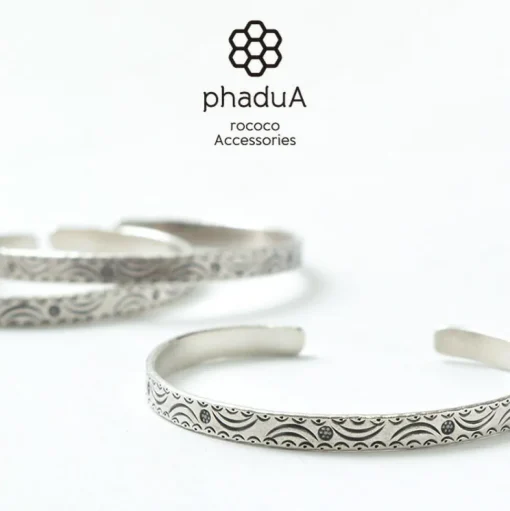 PHADUA / Karen silver bangle/7919