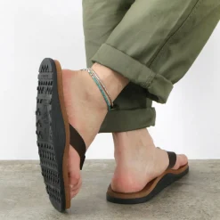 PHADUA / Karen Silver Beaded Concho Anklet