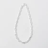 PHADUA / Semi solid anchor chain bracelet 925 silver
