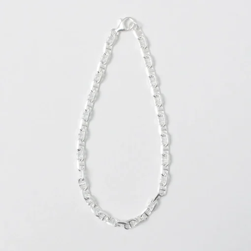 PHADUA / Semi solid anchor chain bracelet 925 silver