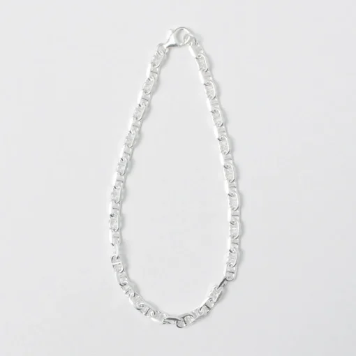 PHADUA / Semi solid anchor chain bracelet 925 silver