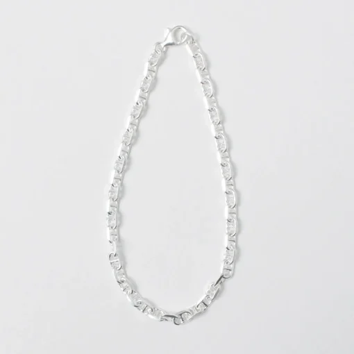 PHADUA / Semi solid anchor chain bracelet 925 silver