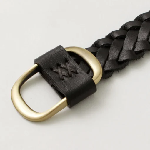 PHADUA / Sizeless Braid Leather Belt