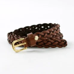 PITTI PELLE / Mesh Leather Belt 15mm width