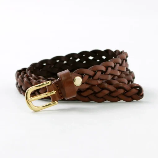 PITTI PELLE / Mesh Leather Belt 15mm width