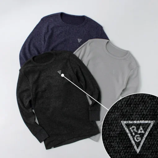 RAG / Heat System Crew Neck Long Sleeve T-Shirt