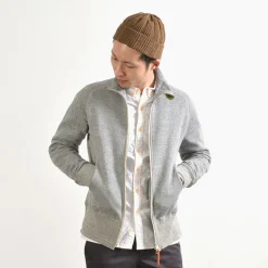 RE MADE IN TOKYO JAPAN / Classic sweatshirt stand-up collar blouson