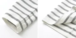 RE MADE IN TOKYO JAPAN / Perfect Inner Giza Cotton Striped Crew Neck L/S T-Shirt