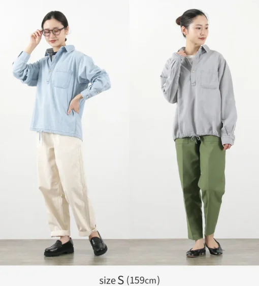 REMI RELIEF / Denim Pullover Shirt