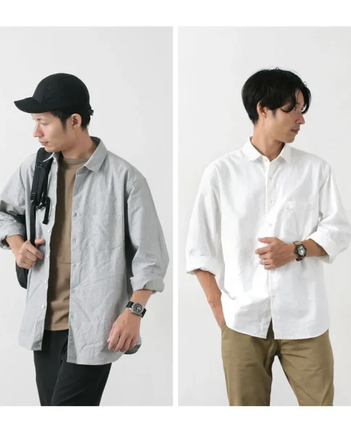 ROCOCO / American Ox Wide Shirt Regular Collar