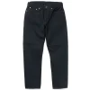SANCA / Black denim tapered 5P trousers