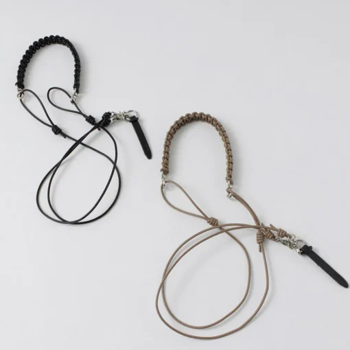 SENTI / Leather Braid Multi-Strap