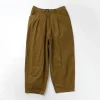 SLOW HANDS / Back Satin Poofy Tuck Pants