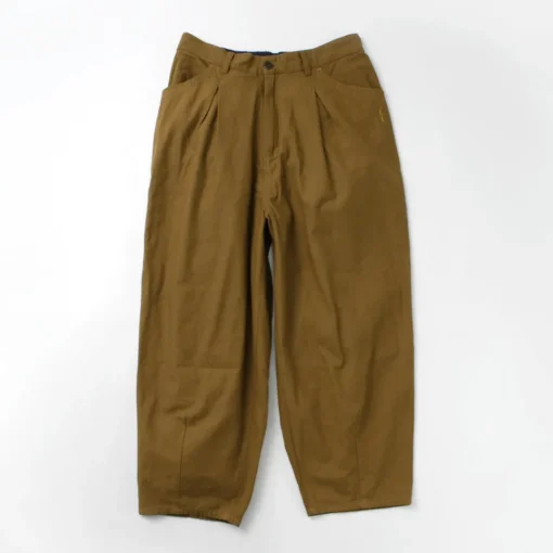 SLOW HANDS / Back Satin Poofy Tuck Pants
