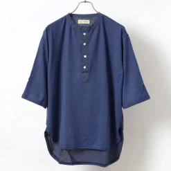 SLOW HANDS / Henry Neck Combi T-Shirt