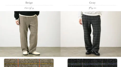 SON OF THE CHEESE / Easy Check Pants
