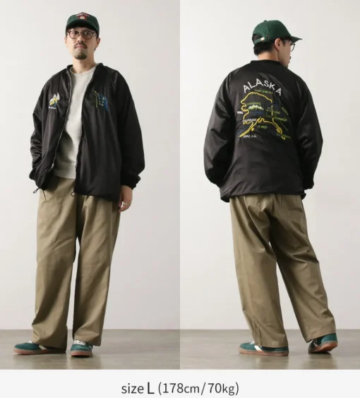 THRIFTY LOOK / Reversible Souvenir Alaska Jacket