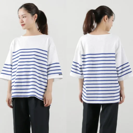 TIEASY / HDCS Big Katanuki Boat Neck T-Shirt