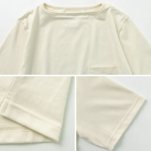 TIEASY / Summer Knit Pocket T-Shirt