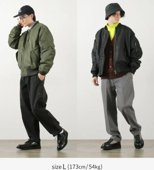 TOP KHAKI / MA-1 Nylon Flight Jacket