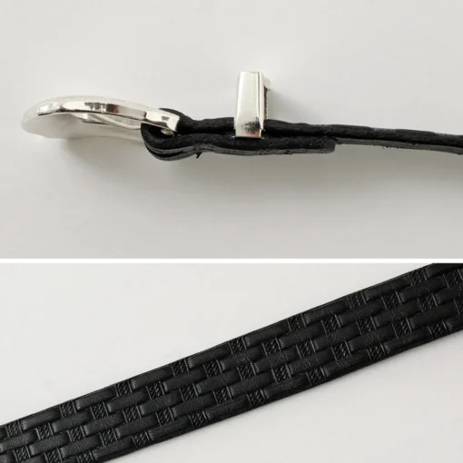 TORY LEATHER / 3/4 inch Western Belt Basket Weave