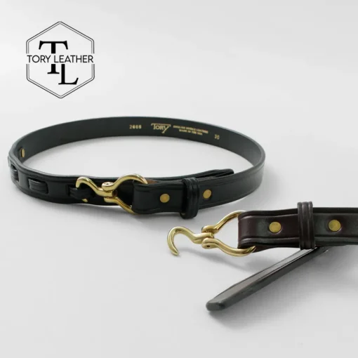 TORY LEATHER / 1-inch Bridle Leather Mini Hoof Pick Belt