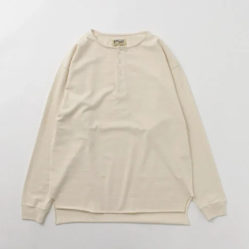 TOWN TOPIC / Ankle Henley L/S Tee