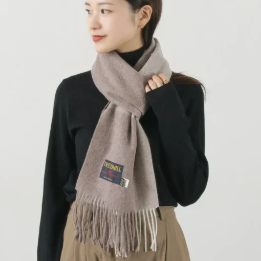 TWEED MILL / Lambs Wool Plaid Scarf