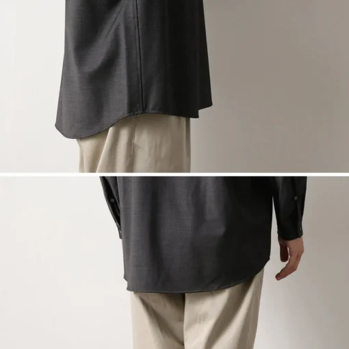 WHITE MOUNTAINEERING / Stretch Band Collar Shirt
