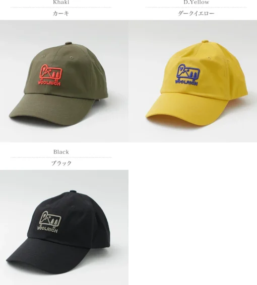 WOOLRICH / Cotton Twill Logo Cap